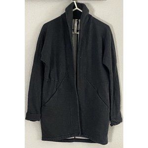 Lululemon Yin To My Yang Women's Size 4 Heathered Charcoal Gray Fleece Cardigan